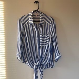 Striped Button Up
